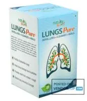 Nature Sure Lungs Pure Capsules for Respiratory Health in Men & Women - 1 Pack (60 Capsules)